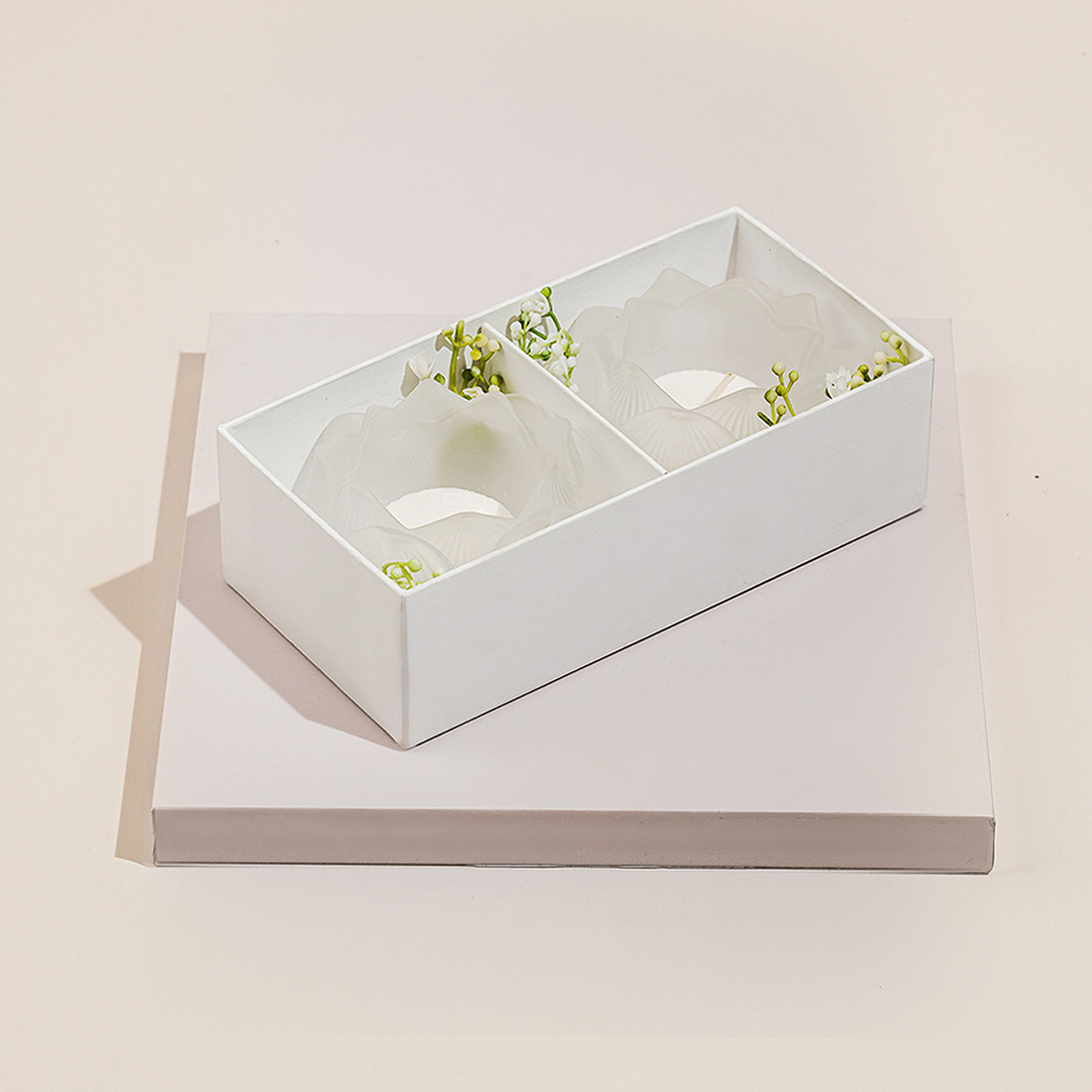 Frosted Floral Flame Set - Image 2