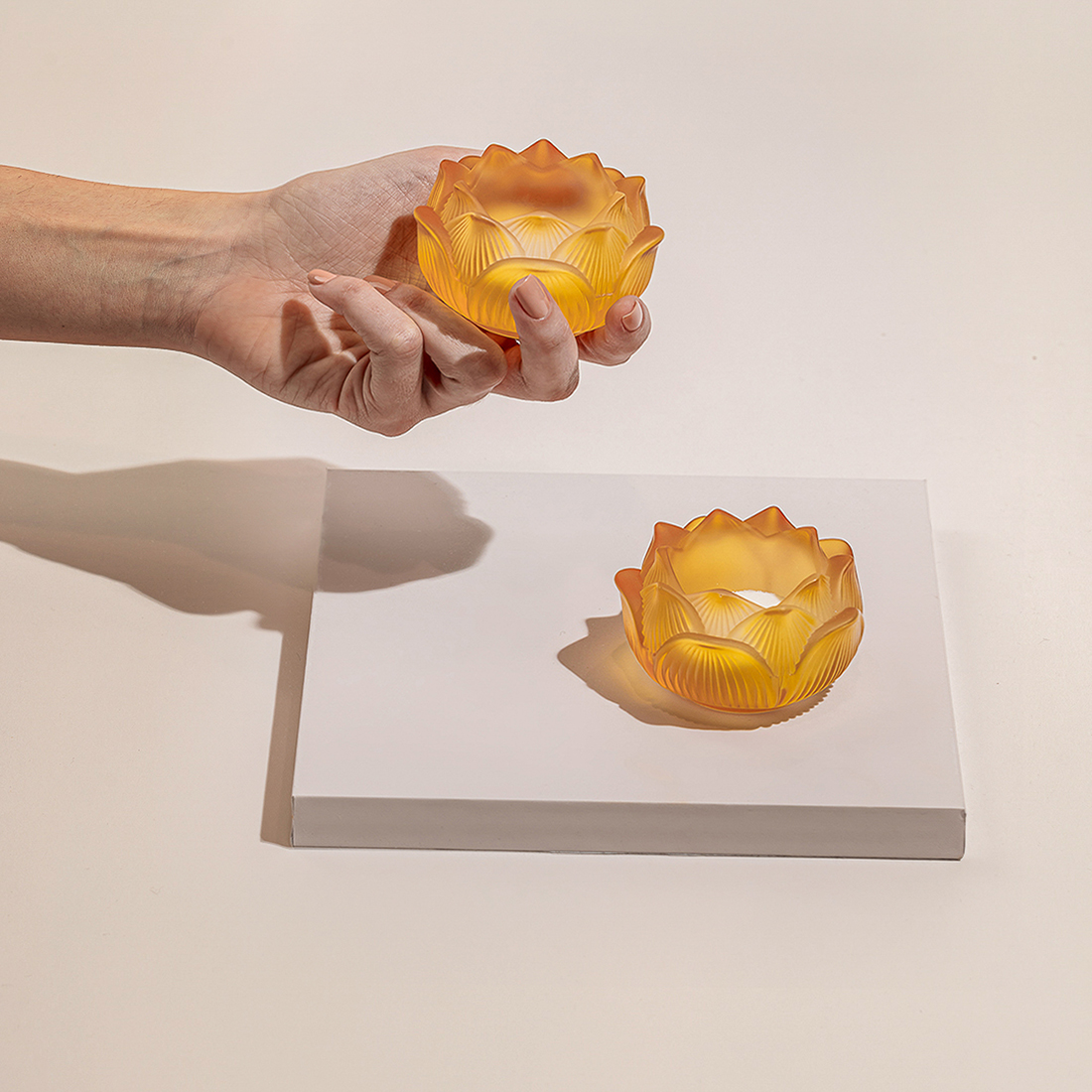 Frosted Floral Flame Set - Image 3